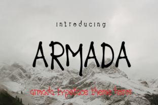 Armada: A Bold Display Font for Designers