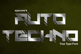 Auto Techno: A Bold Font for Creative Projects