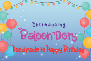 Baloon Dory: A Playful Display Font