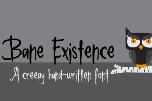 Bane Existence Font for Business