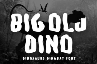 Big Old Dino Font for Creative Projects