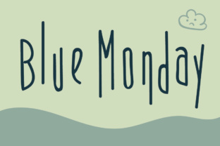 Blue Monday Font for Creative Makers