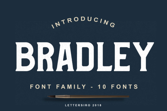 Bradley Family Font: Bold & Memorable