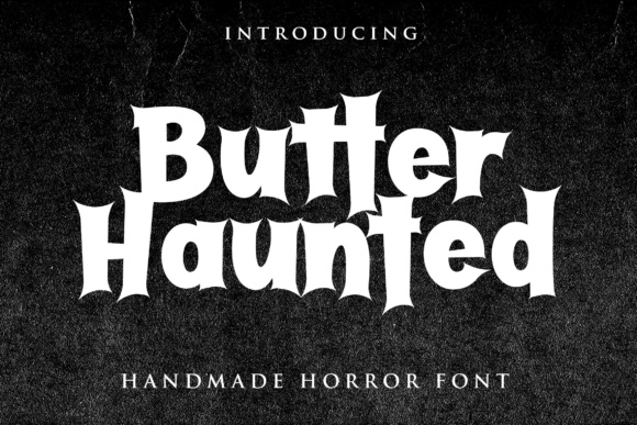 Butter Haunted Font for Bold Marketing