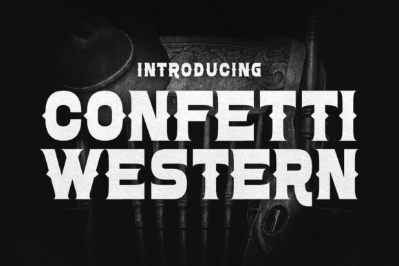 Confetti Western: A Bold, Playful Display Font