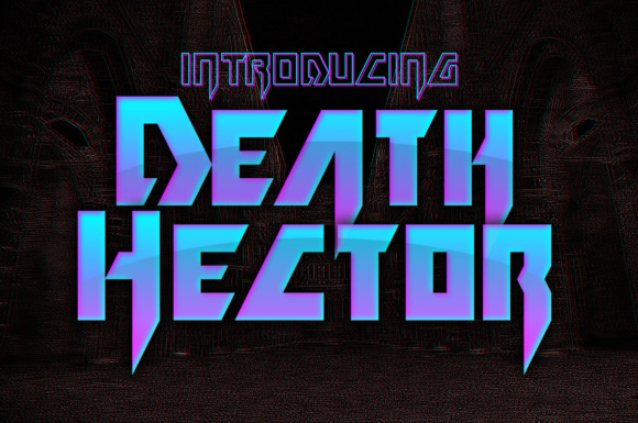 Death Hector: A Bold Display Font