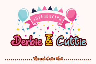 Derbie Cuttie: A Cute Display Font