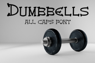 EP Dumbbells: A Bold Font for Business Branding