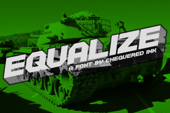 Equalize: A Bold Display Font for Designers