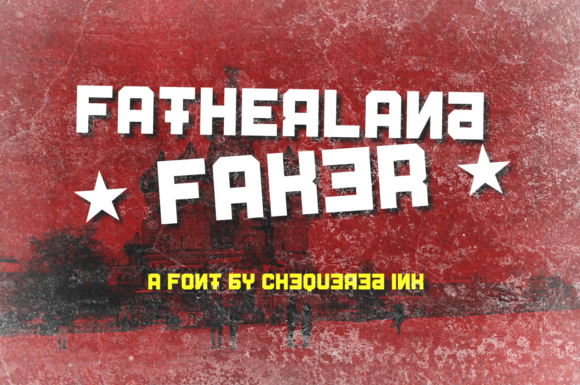 Fatherland Faker Font: Bold and Memorable