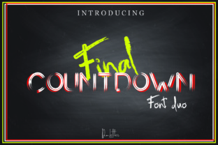 Final Countdown: A Bold Font for Creative Branding
