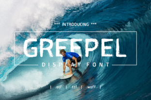 Greepel: A Surf-Inspired Font for Editorial Design