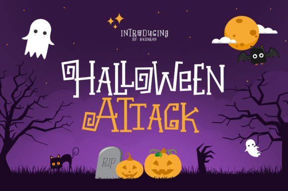 Halloween Attack Font for Bold Branding