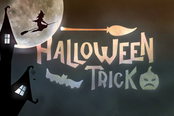Halloween Trick Font for Bold Design