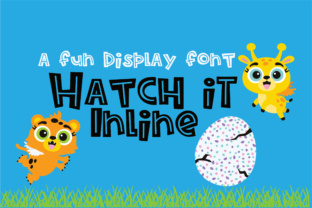 Hatch It Inline Font