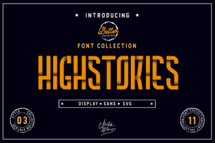 Highstories Family: A Bold Type for Editorial Design
