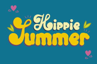 Hippie Summer: A Bold, Happy Font for Creative Projects