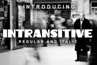 Intransitive: A Retro Font for Bold Campaigns