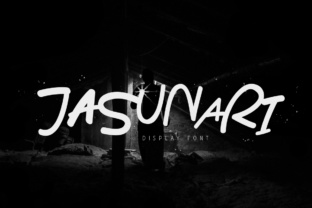 Jasunari: A Bold Display Font