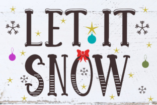 Let It Snow: A Winter Font for Editorial Magic