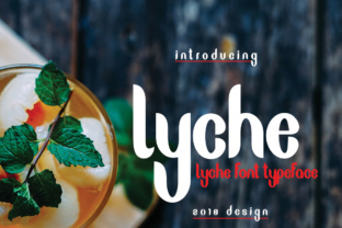 Lyche: A Bold Display Font for Designers