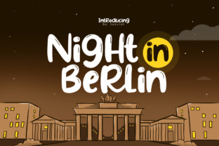 Night in Berlin Font for Bold Campaigns