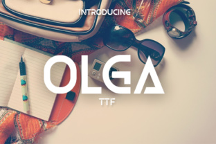 Olga: A Clean Stencil Font for Business