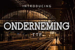 Onderneming: A Bold Display Font