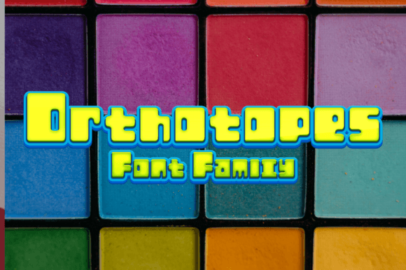 Orthotopes Family Font