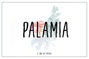 Palamia: A Bold Typeface for Editorial Design