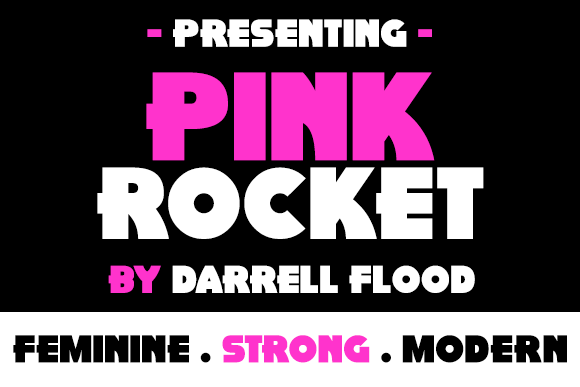 Pink Rocket: A Bold Font for Business Branding