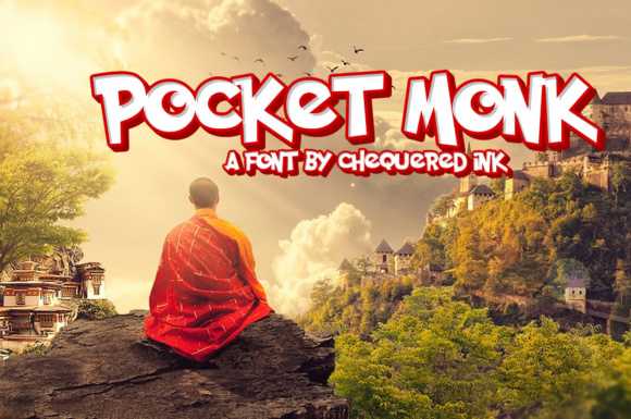 Pocket Monk Font for Creative Projects