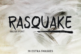 Rasquake: A Bold Display Font