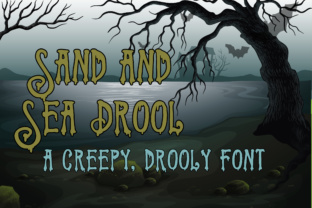 Sand and Sea Drool Font