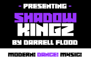 Shadowkingz: A Sci-Fi Font for Bold Design