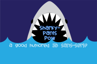 Sharkypants Pow: A Bold Display Font
