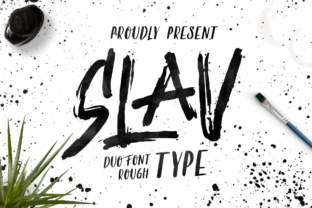 Slav: A Bold Display Font