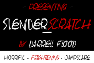 Slenderscratch Font for Web Design