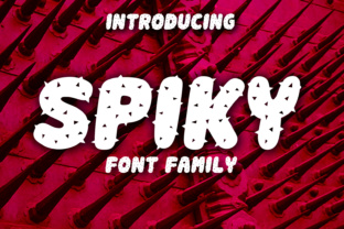 Spiky: A Bold Display Font