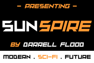 Sunspire: A Bold Display Font for Designers