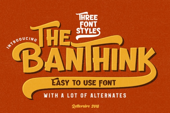 The Banthink Font: Modern Typography for Web Design
