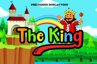 The King: A Playful Display Font