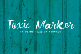 Toxic Marker Font for Business