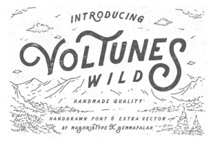Voltunes: A Vintage Font for Timeless Design