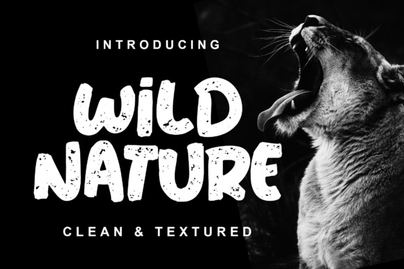 Wild Nature: A Bold Font for Business Branding