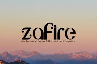 Zafire: A Dotted Display Font
